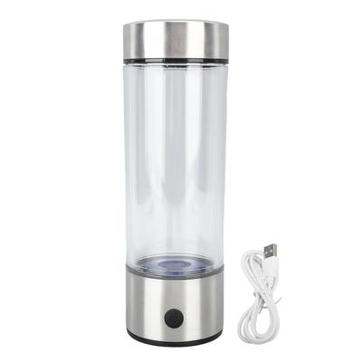Hydrogen Water Bottle 420ml 1680ppb Rechargeable Anti Tipping Weak Alkaline Water Bottle Generator