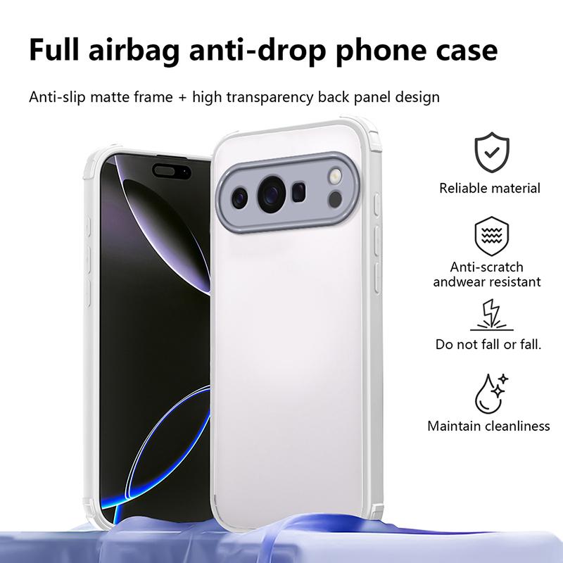 Fashion New Model Transparent Case for Google Pixel 9A Pixel 10 Pro XL Clear Shockproof Soft Phone Cover for Google Pixel 10 Pro