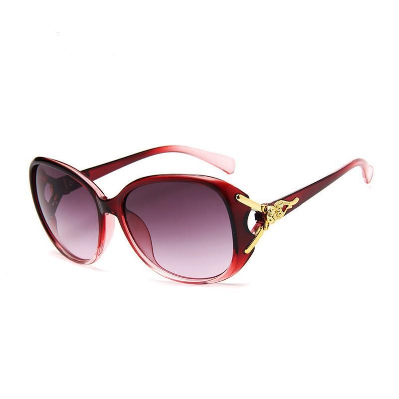 New women's sunglasses trendy fashion large frame sunscreen sunglasses vacation retro sunglasses