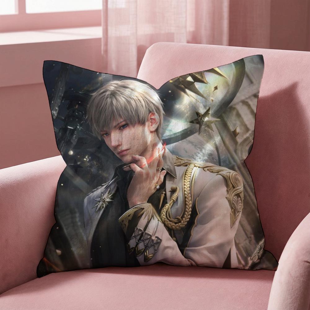 R-Rafayel Love D-Deepspace Cushion Cover Multi-Scene Pillow Cover for Home & Car - Reversible, Soft & Durable for Daily Use