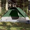 Dome Camping Tent for 2 Persons Green Waterproof