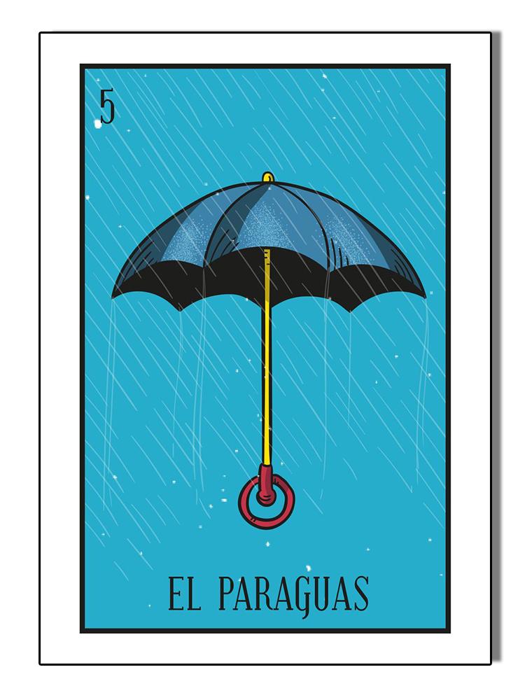 Abstraktní mexická loterie kreslený plakátový tisk plátno malba papoušek srdce severské nástěnné umění pro obývací pokoj domácí dekorace