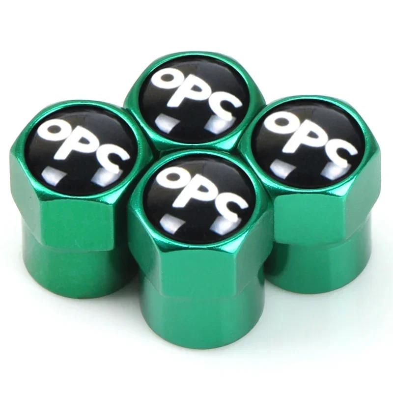 4PCS Car Wheel Tire Valve Caps Dust Proof Covers For Opel OPC LINE Opel Astra G H J K F Corsa D Zafira B Insignia Mokka Regal