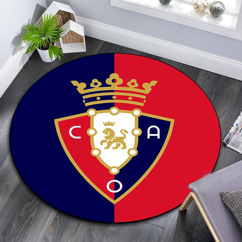 CA Osasuna Round Area Rug Under Office Chairs Bedroom Living Room Home Decor