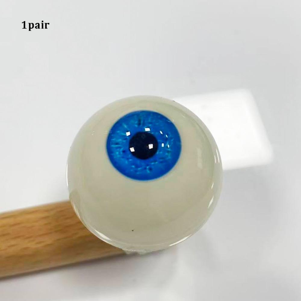 

1pair 10 Styles Acrylic Fake Eyes Eyeballs 20mm Safety Animal Toys Accessories For BJD Doll 7