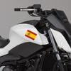 3pcs Spanish Flag Car Stickers Auto Motorcycle Decoration PVC Sticker Waterproof Styling Decals Car Exterior Accessories