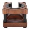 Coffee Portafilter Holder Universal Prevent Slip Bear Shaped Wooden Coffee Tamper Stand for 51mm