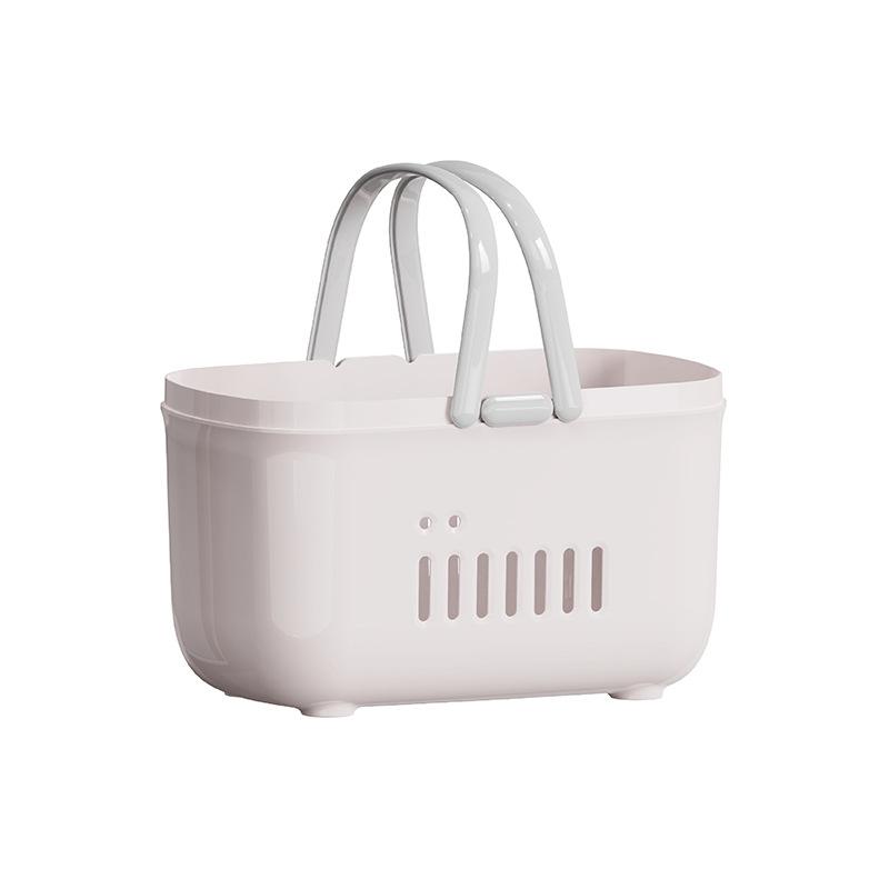 Bathroom Storage Wonder: Hand-held Hollowed-out Bath Basket, Dormitory Shower Basket, Shampoo and Toiletries Basket