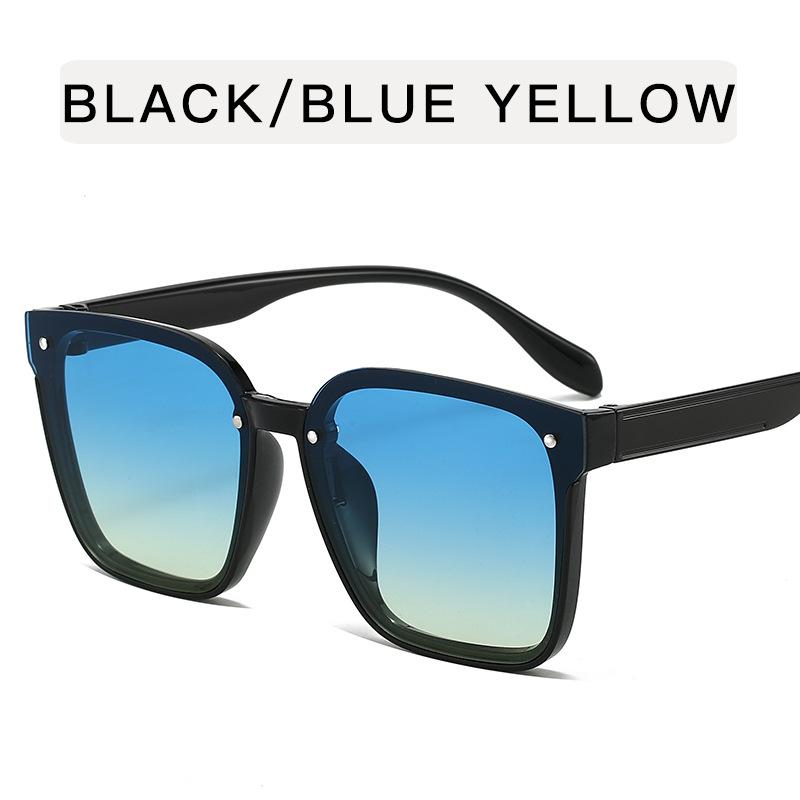 Korean Fashion Sunglasses Designer Square Shape Anti-reflective Men Sun Glasses Holiday Travelling Glasses for Women