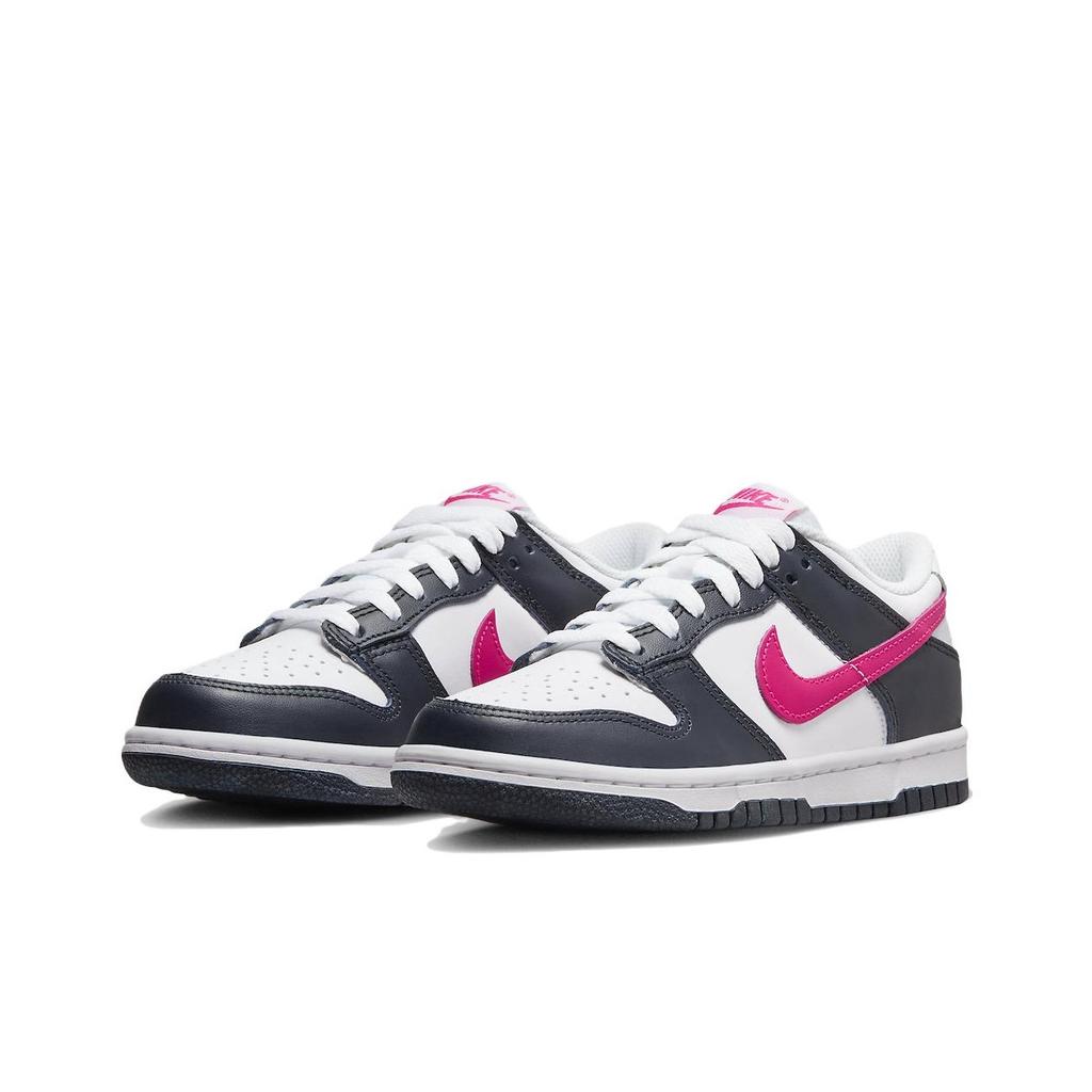 Nike Dunk Low GS Obsidian Fierce Pink Dětské tenisky Modrá Tmavě-obsidiánová bílá FB9109-401