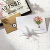 1/4/8 sets Flower Bouquet Cards with Envelopes for Thank You, Wedding, Valentine, Christmas, Birthday, Parents, Wife, Teacher