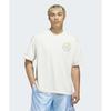 Adidas Originals Basketball Logo Loose Fit Crew Neck Short Sleeve T-Shirt Unisex Tops KD3613
