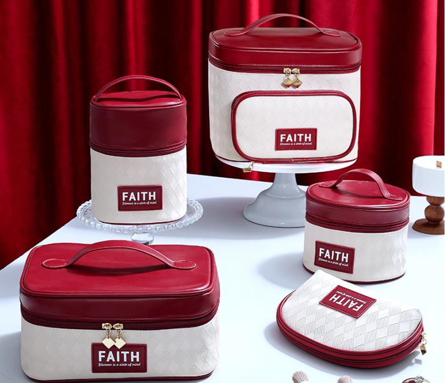 Factory Water Resistant Cosmetic Bags Cases Travel Accessories Plain Toiletry Make up Bag for Women