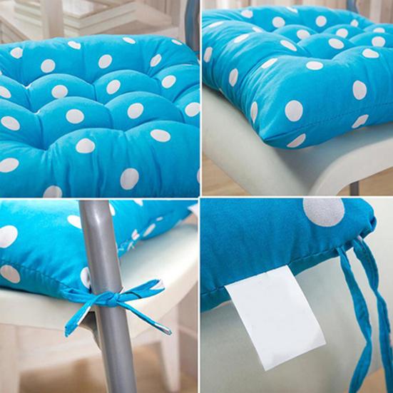 Tie On Seat Pad Warm Chair Cushion Pads for Dining Room Garden