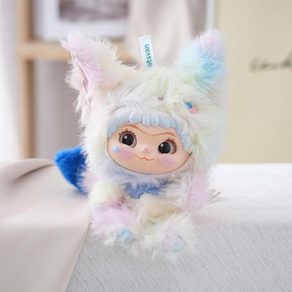 Nueva Fiesta Wakuku Segunda Generación Peluche muñeca de vinilo linda Diario Travieso Kawaii Colgante Llavero Adornos Regalo de Cumpleaños Juguetes