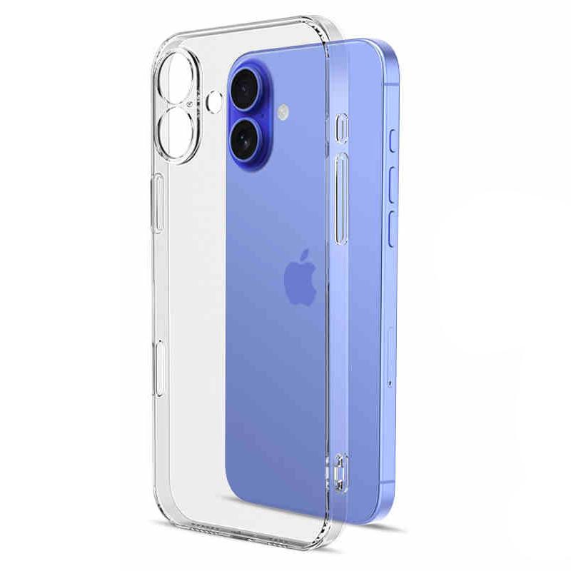 

Ультратонкий силіконовий м який чохол для iPhone 16 Pro Max Plus Кристально прозорий прозорий чохол з повним захистом камери 16pro Promax 16plus For iPhone 16 Pro Max