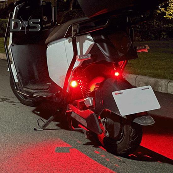 LED Strobe Light with Remote Control Rechargeable Colored Work Light 7 Colors + White Long-lasting Battery Multiple Lighting Modes Anti-Collision LED