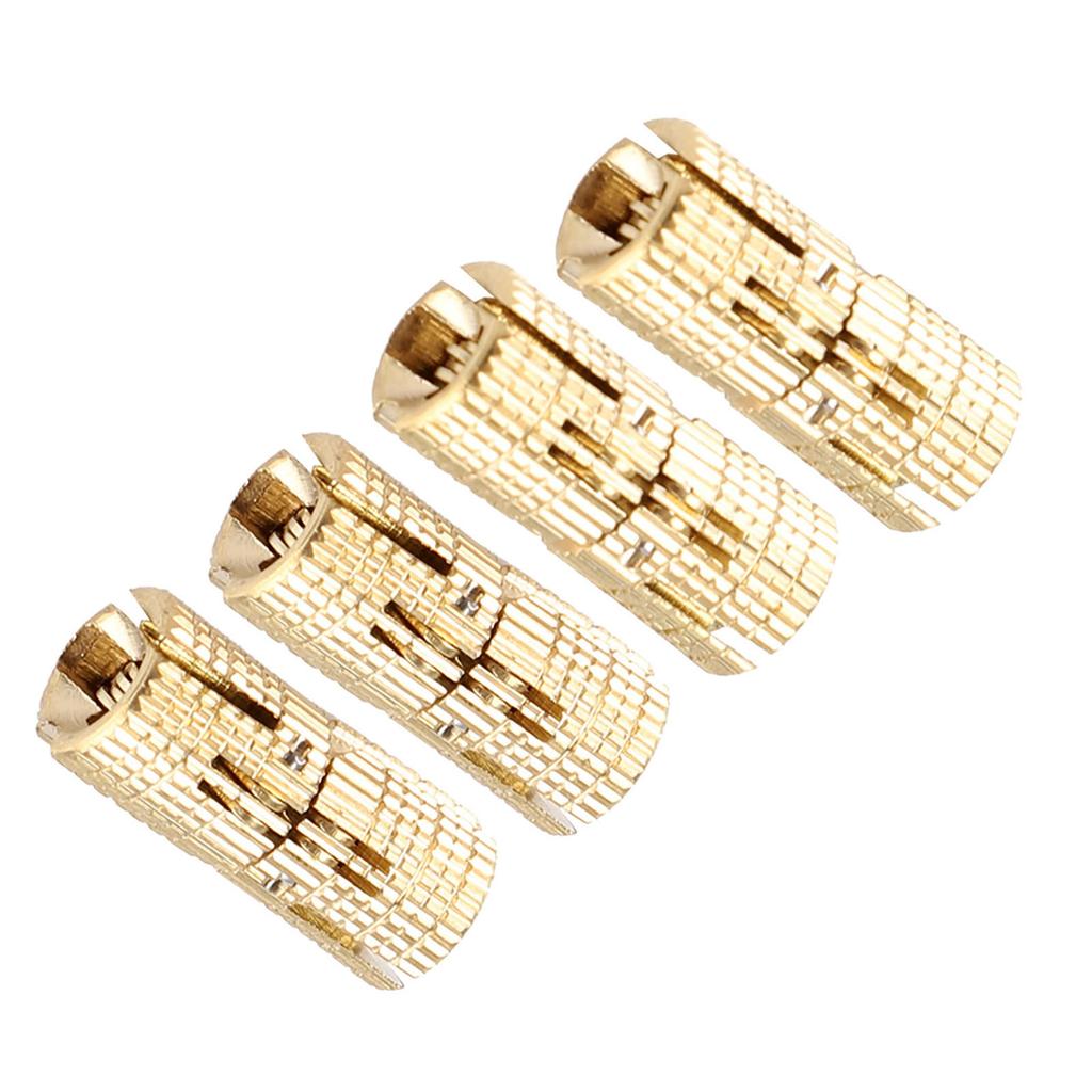 4Pcs pack Copper Brass, Cabinet 8mm barrel hinges 180 degrees  Opening Angle small Gift Box Concealed Barrel Hinge