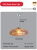 Designer Glass Cloud Staircase Pendant Light for Loft or Villa Living & Dining Rooms