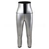 Women's High-Waist Buttoned Sauna Sweatpants for Fitness and Yoga