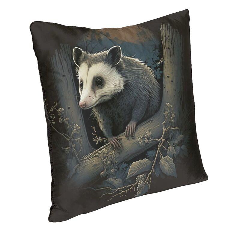The Hungry Opossum Cushion Cover Two Side Printing Animal Pet Throw Pillow Case For Living Room Cool Pillowcase Home Decor