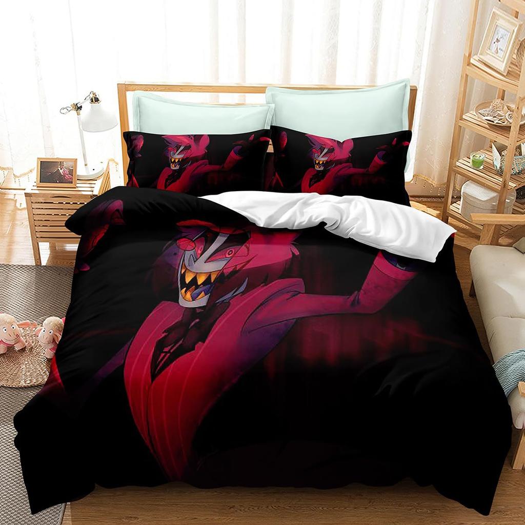 Anime Charakter Daunendecke Bettwäscheset 3-teiliges Bettbezug-Set