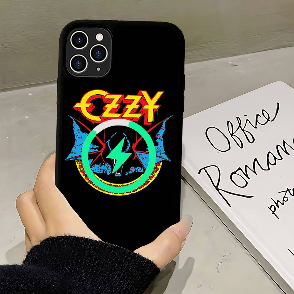 

O-Ozzy Osbourne Band Magnetic Wireless Phone Case For IPhone 17 16 15 14 13 12 11 Pro Max Plus Mag Phone Cover iPhone 14pro max
