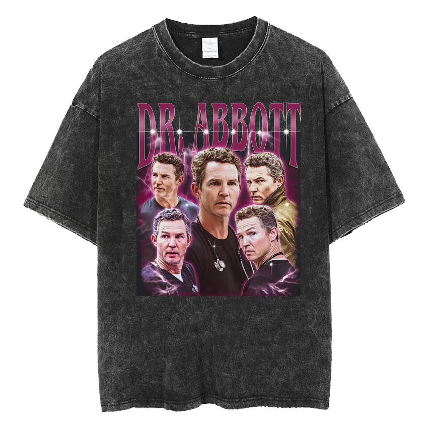 

Dr Jack Abbott Blue Washed Vintage s Graphic T Shirts Mens Clothing Summer Fashion Classic Tshirt Unisex High Quality TShirt S