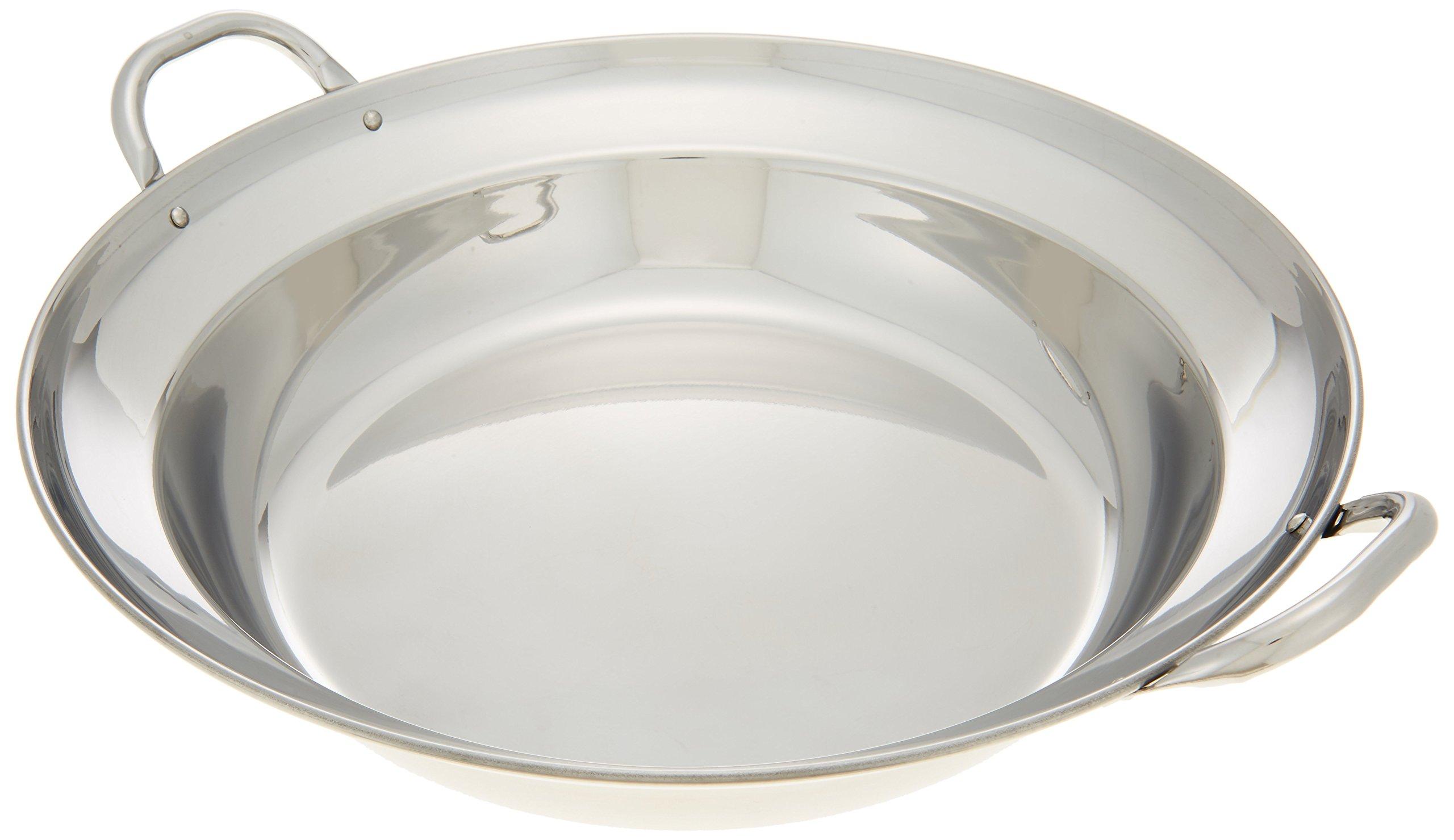 

Mikojima Seisakusho Peach Seal Yosenabe 33cm Stainless Steel Japan QYS05033 18-0