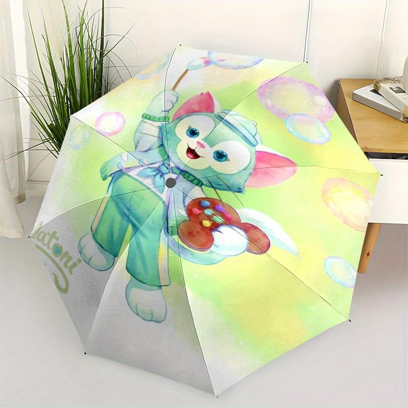 

Gelatoni Drawing Automatic Opening and Closing Cartoon Umbrella, Suitable for Various Occasions, Outdoor Activities, Lightweight Umbrella