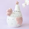 Ceramic Jar with Lid Large Chicken Box Ceramic Storage Jars for Eggs Candy Jewelry Snack Kitchen Counter Bookshelf Living Room