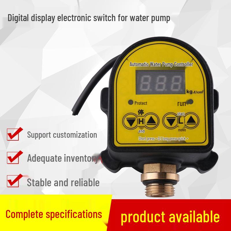Digital Display Low Water Protection Smart Pressure Controller for Pumps