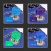10Pcs Electric Guitar Effect Pedal Foot Nail Cap Anti-slip for Protection Sleeve