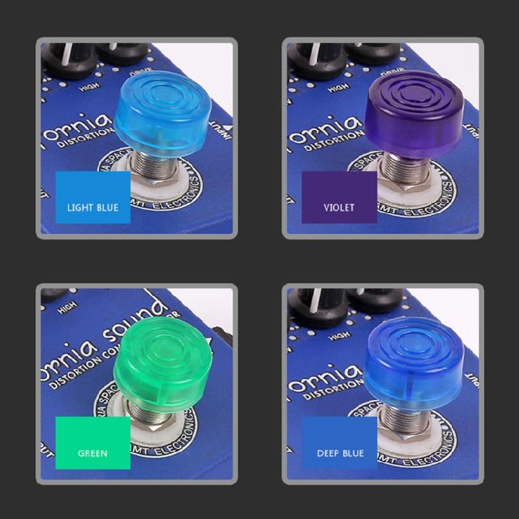 10Pcs Electric Guitar Effect Pedal Foot Nail Cap Anti-slip for Protection Sleeve