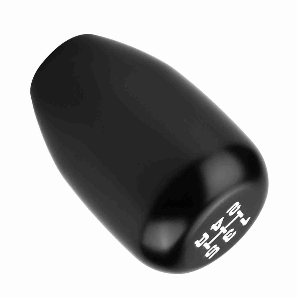 Car 5 Speed Manual Gear Shift Knob Shifter Lever Stick with 3 Adapters 8 10 12mm (Black)