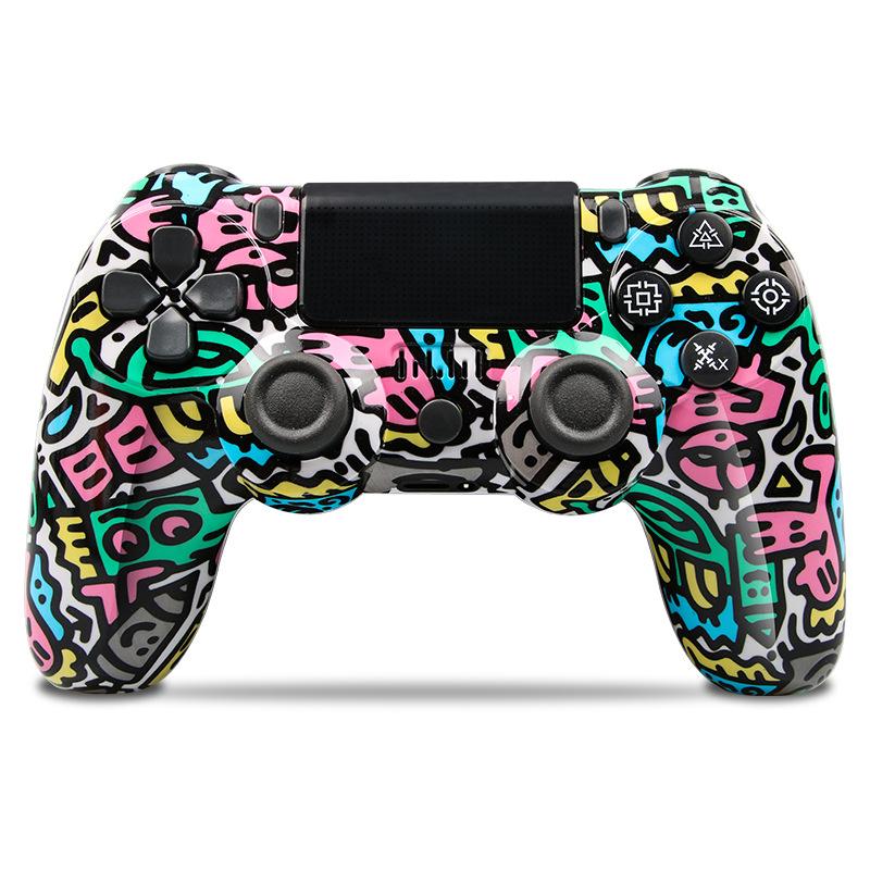 VAORLO For PS4 Wireless Controller Ps4 Controler Gamepad Controller With Dual Vibration and Trigger Buttons with 3.5mm Jack