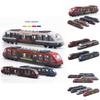 Premium Alloy High-speed Subway Train Model Slide Toy For Kids In Random Colors
