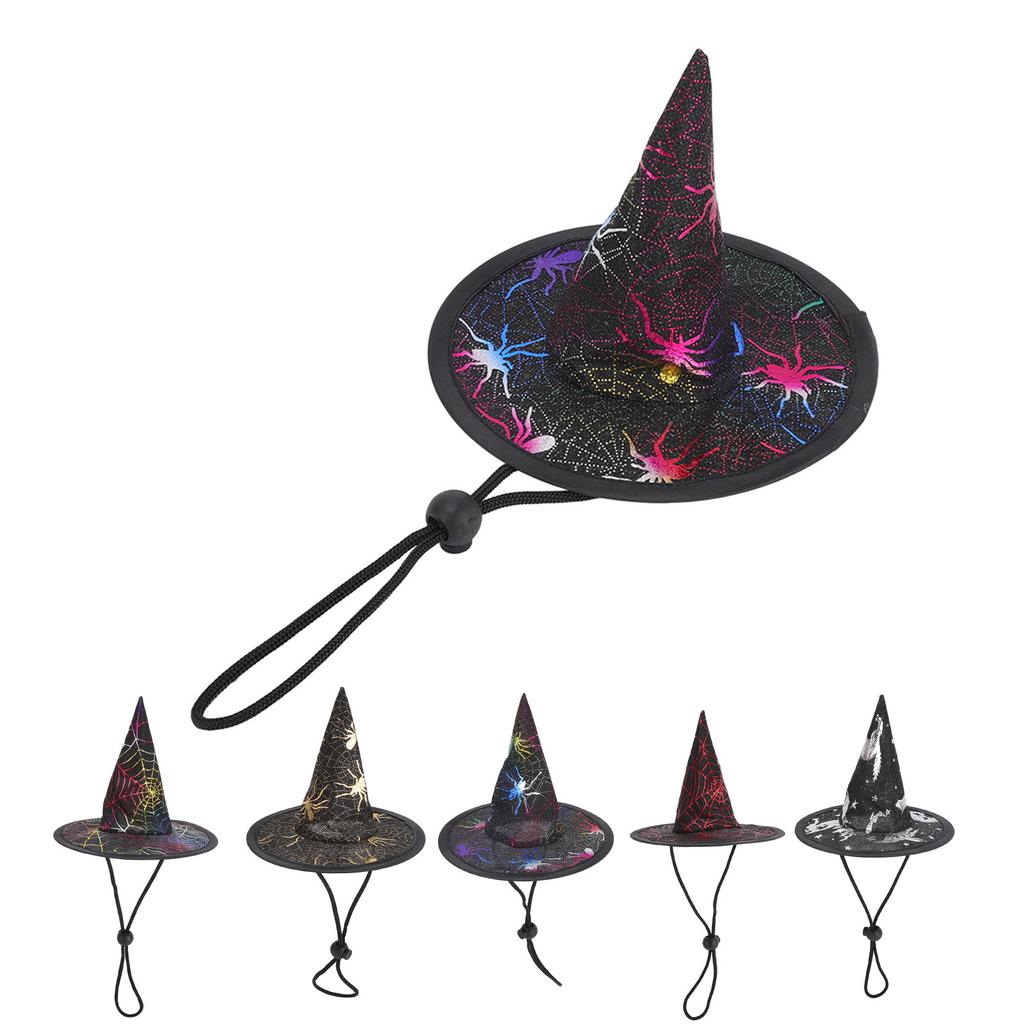 Halloween Small Dogs Hats Steel Ring Design Cute Fashionable Halloween Pet Party Hats for Medium Lar