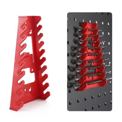 Tool Organizer Wrench Spanner Sorter Holder Wall Mounted Tray Rack Storage Organizer Household Socket Tool Plastic Storage Tools