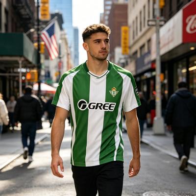 2026 New Global Bestselling Real Betis 25-26 Season Home Jersey Men's Quick-Drying Breathable Training Surfing Parent-Child T-Shirt