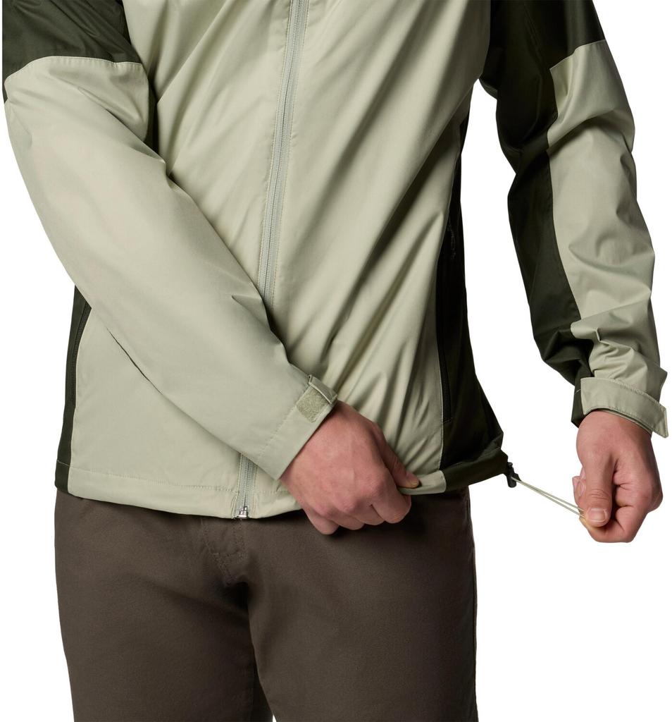 Columbia Inner Limits III Rain Jacket safari/greenscape