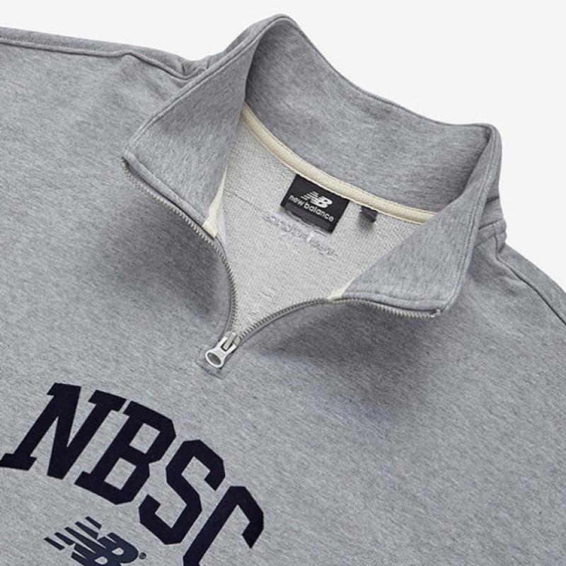 New Balance Half Club New Balance New Balance Universal Varsity Half Zip Up Sweatshirt Nbncd13