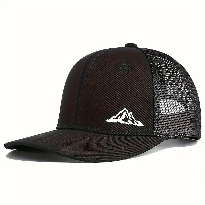 Hochwertige Netzmütze Unisex Sommer Bedruckte Hügel Baseballkappe für Männer Frauen Atmungsaktive Outdoor Straßenmütze Verstellbare Trucker-Kappe