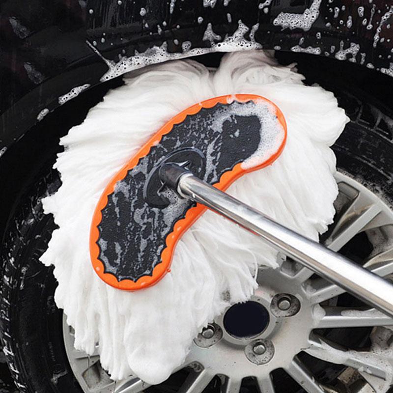 1Pcs Cleaning Brush Car Wash Duster Wax Adjustable Telescoping Dusting Cleaning Brushes Tools Wiping Mop