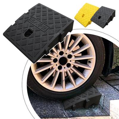 Rampe per vialetti d'accesso per ruote di auto, pneumatici portatili, rampe per marciapiedi, rampe di soglia antiscivolo per rimorchi per auto, camion, bici, accessori per auto