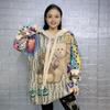 2023 Autumn/Winter Women's Loose Fit Hooded Sweater - Little Bear Print Pullover Knitwear