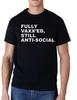 Plně očkovaný, stále asociální, vtipné tričko, unisex