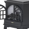 1:12 Dollhouse Fireplace Plastic Miniature Fireplace Dollhouse Mini Furniture Decoration Accessories Black