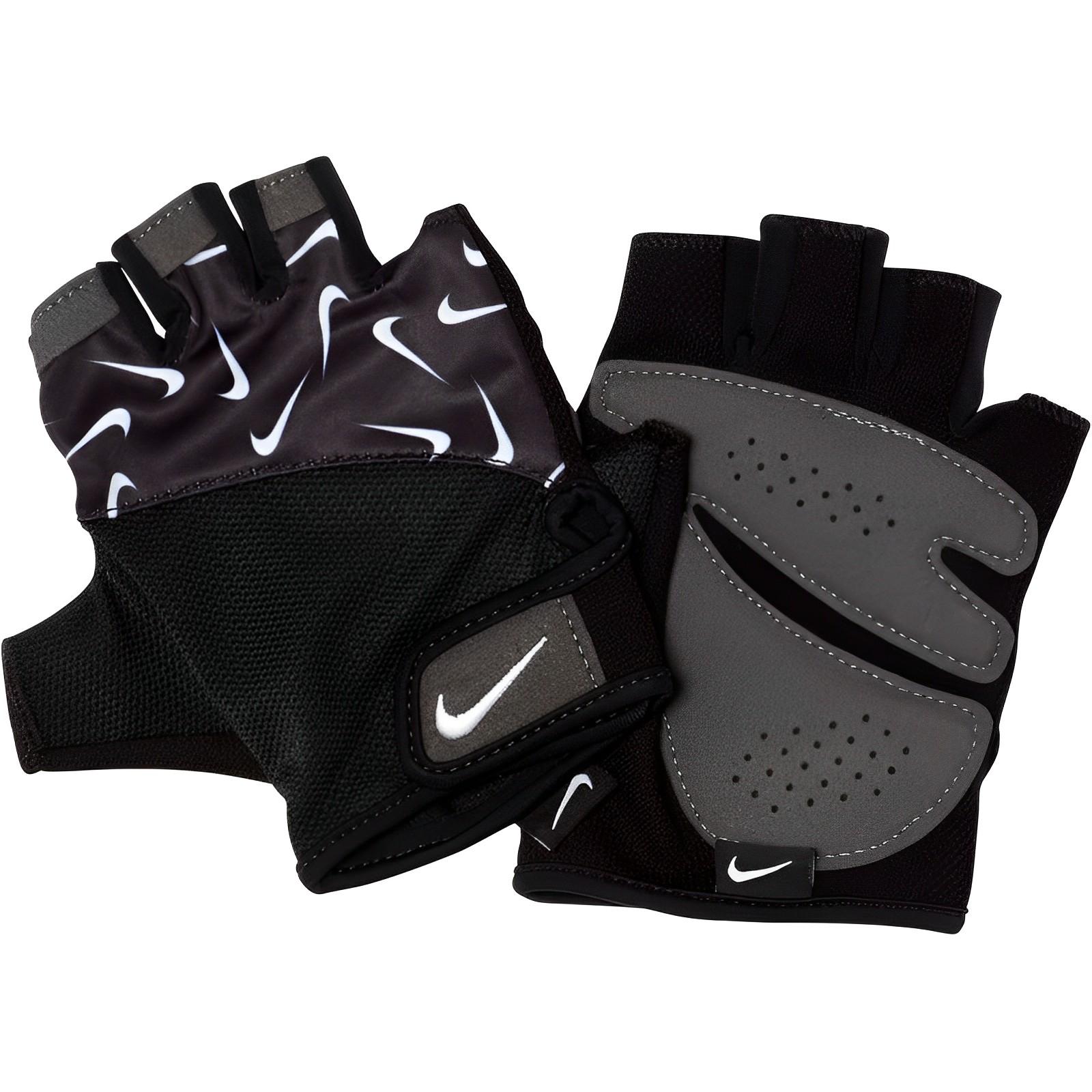 Nike Fitness Gloves Protective SML Black White Polyester, Polyamide, Elastane Women s AC4238 S