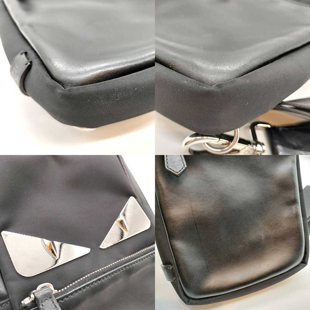 Used FENDI Bugseyebody bag leather mens